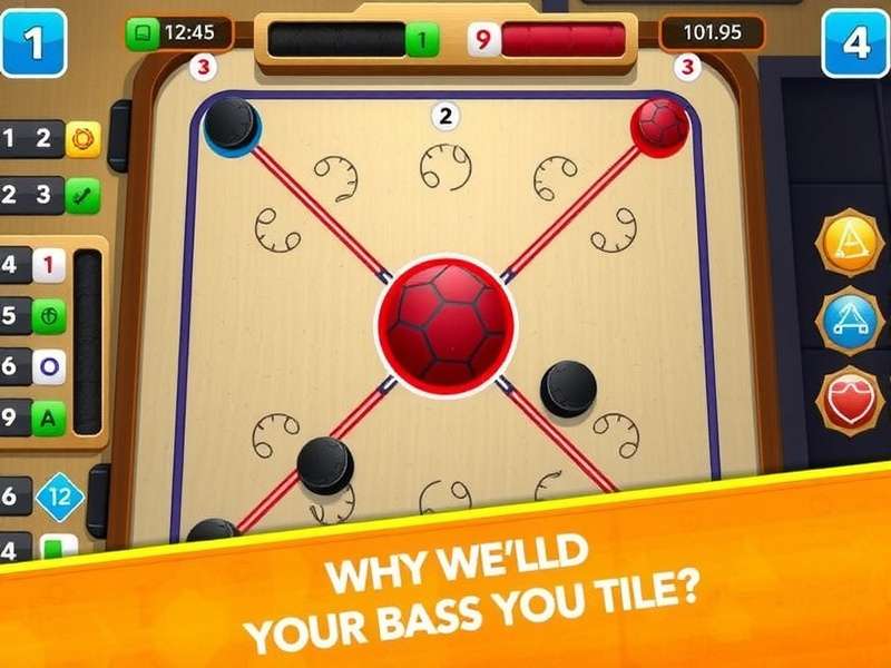 Carrom Deluxe Gameplay Screenshot