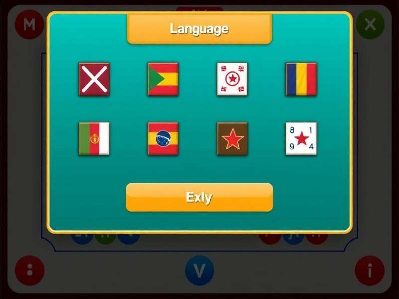 Carrom Deluxe Language Selection